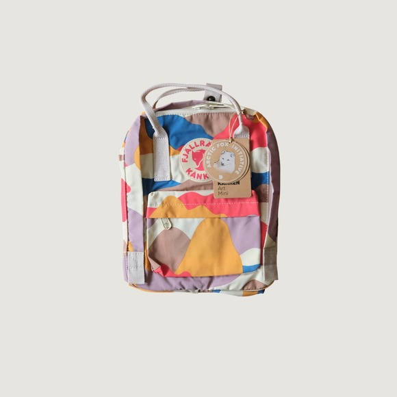 Fjallraven Kanken Art Mini Backpack Unisex Spring Landscape Colorful G1000 Mini